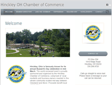 Tablet Screenshot of hinckleyohchamber.com